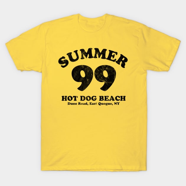 HOT DOG BEACH SUMMER 99 LONG ISLAND NY T-Shirt by LOCAL51631